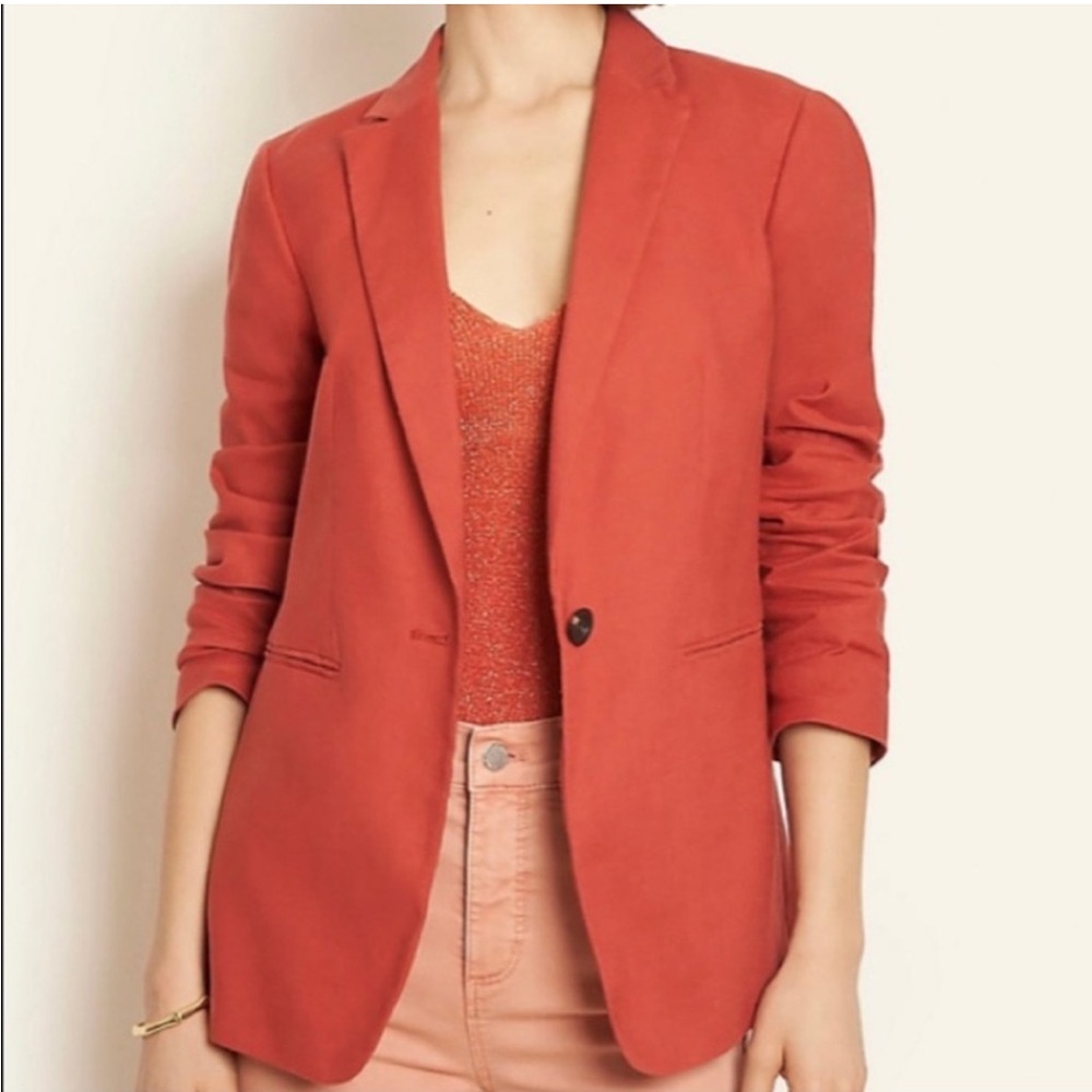 Ann Taylor Coral Blazer